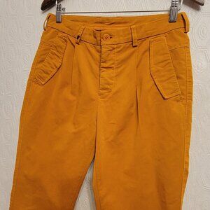 Versace Collection Women's Pants Size 46 IT (10-12 US) — Mustard‎ Gold